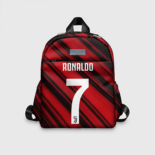 Детский рюкзак Ronaldo 7: Red Sport / 3D-принт – фото 1