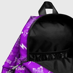 Детский рюкзак Watch Dogs 2: Violet Pattern, цвет: 3D-принт — фото 2