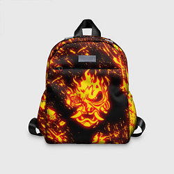 Детский рюкзак Cyberpunk 2077: FIRE SAMURAI, цвет: 3D-принт