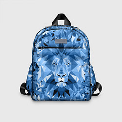 Детский рюкзак Сине-бело-голубой лев