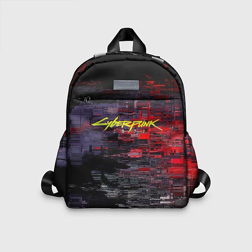 Детский рюкзак Cyberpunk 2077: Techno Style / 3D-принт – фото 1