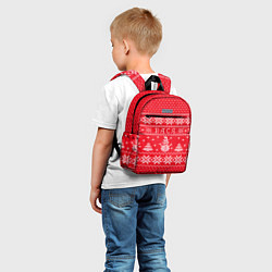 Детский рюкзак Новогодний Вася, цвет: 3D-принт — фото 2