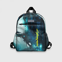 Детский рюкзак Cyberpunk 2077: Techno, цвет: 3D-принт