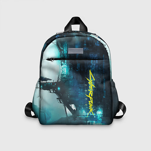 Детский рюкзак Cyberpunk 2077: Techno / 3D-принт – фото 1