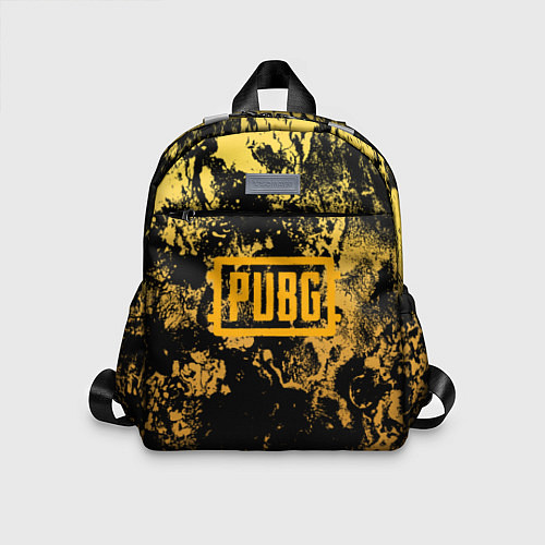 Детский рюкзак PUBG: Yellow Marble / 3D-принт – фото 1