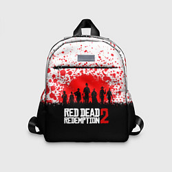 Детский рюкзак RDR 2: Red Blood, цвет: 3D-принт