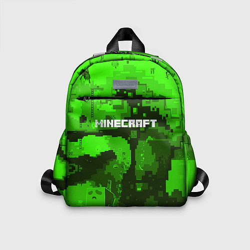 Детский рюкзак Minecraft: Green World / 3D-принт – фото 1