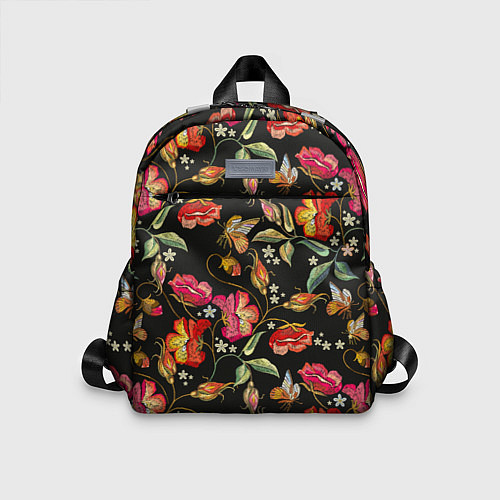 Детский рюкзак Полевые цветы / 3D-принт – фото 1