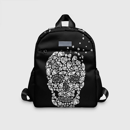 Детский рюкзак Diamond Skull / 3D-принт – фото 1
