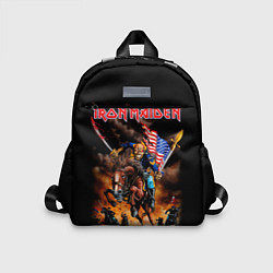 Детский рюкзак Iron Maiden: USA Warriors, цвет: 3D-принт