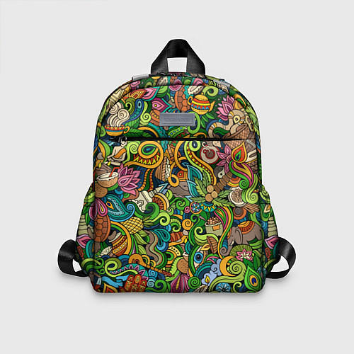 Детский рюкзак Тибетский коллаж / 3D-принт – фото 1