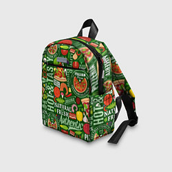Детский рюкзак Итальянская пицца, цвет: 3D-принт — фото 2