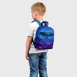 Детский рюкзак Неоновая фурия, цвет: 3D-принт — фото 2