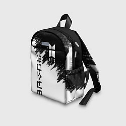 Детский рюкзак BTS: White & Black, цвет: 3D-принт — фото 2