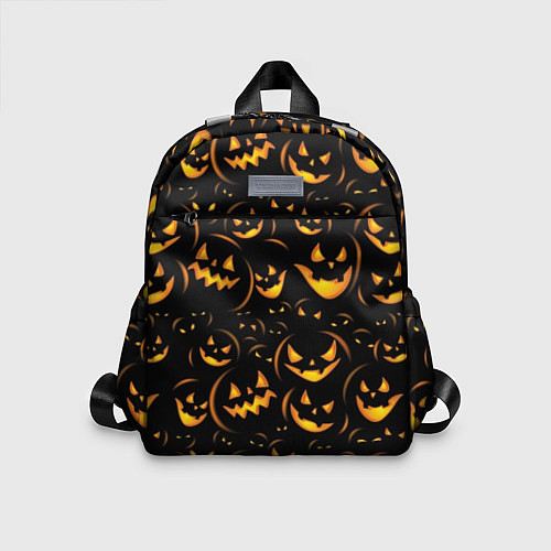 Детский рюкзак Тыквы на хэллоуин - паттерн / 3D-принт – фото 1
