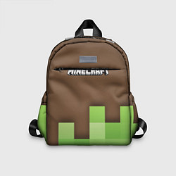 Детский рюкзак Minecraft - Логотип, цвет: 3D-принт