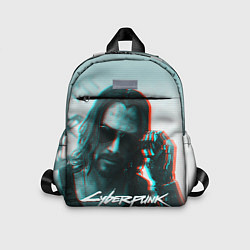 Детский рюкзак Cyberpunk 2077: Keanu Reeves, цвет: 3D-принт