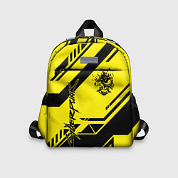Детский рюкзак Cyberpunk 2077: Yellow Samurai, цвет: 3D-принт