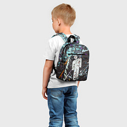 Детский рюкзак Billie Eilish: Blohsh Painted, цвет: 3D-принт — фото 2