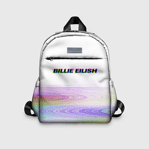 Детский рюкзак BILLIE EILISH: White Glitch / 3D-принт – фото 1