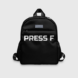 Детский рюкзак Футболка с надписью PRESS F