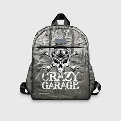 Детский рюкзак Crazy garage, цвет: 3D-принт