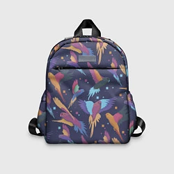 Детский рюкзак Райские попугаи, цвет: 3D-принт