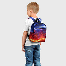 Детский рюкзак Лёд и огонь, цвет: 3D-принт — фото 2