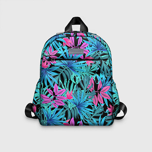 Детский рюкзак Яркие цветы / 3D-принт – фото 1