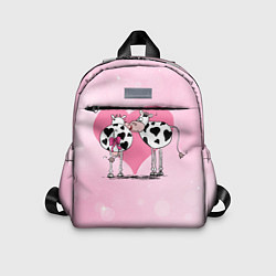 Детский рюкзак Влюбленные коровы, цвет: 3D-принт