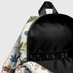 Детский рюкзак Цветочный орнамент, цвет: 3D-принт — фото 2