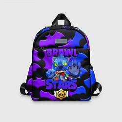 Детский рюкзак BRAWL STARS LEON WOLF BAT, цвет: 3D-принт