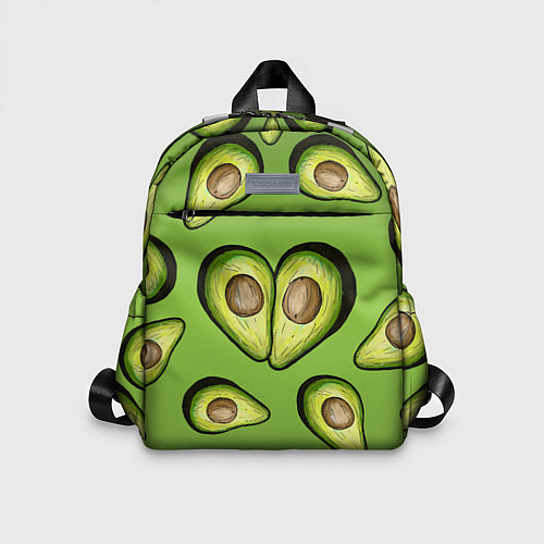 Детский рюкзак Люблю авокадо / 3D-принт – фото 1