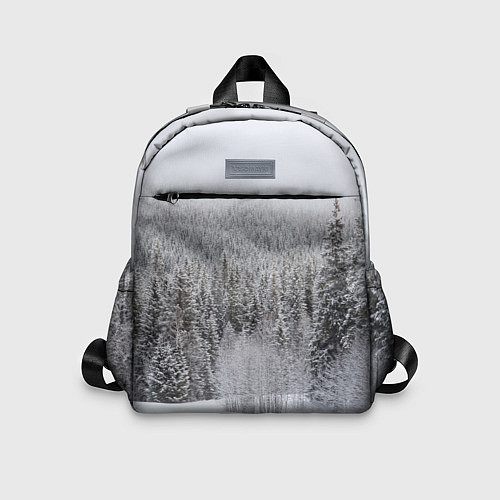 Детский рюкзак Зимняя природа / 3D-принт – фото 1