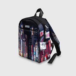 Детский рюкзак Ночной Токио, цвет: 3D-принт — фото 2