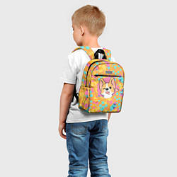 Детский рюкзак Милый корги, цвет: 3D-принт — фото 2