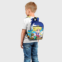 Детский рюкзак Пицца Мун, цвет: 3D-принт — фото 2