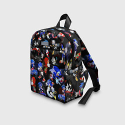 Детский рюкзак Sonic паттерн, цвет: 3D-принт — фото 2