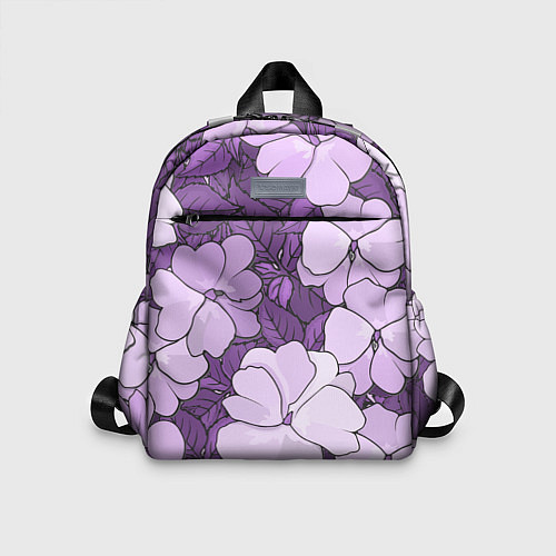 Детский рюкзак Цветы / 3D-принт – фото 1