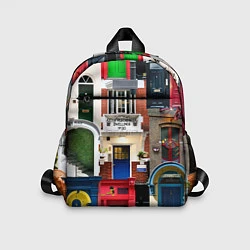 Детский рюкзак London doors цифровой коллаж