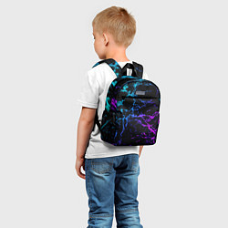 Детский рюкзак МРАМОР NEON, цвет: 3D-принт — фото 2