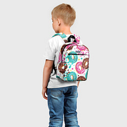 Детский рюкзак Любитель пончиков, цвет: 3D-принт — фото 2