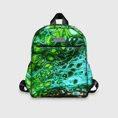 Детский рюкзак Кислотные разводы краски / 3D-принт – фото 1