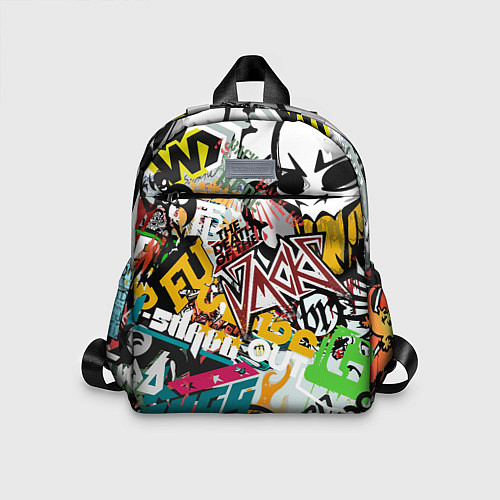 Детский рюкзак Стикеры / 3D-принт – фото 1