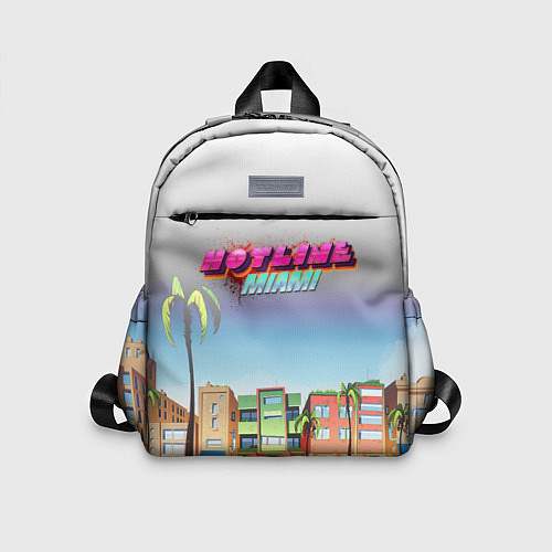 Детский рюкзак HOTLINE MIAMI / 3D-принт – фото 1