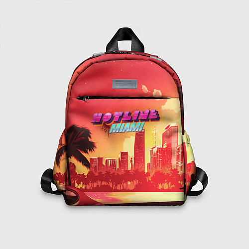 Детский рюкзак HOTLINE MIAMI / 3D-принт – фото 1