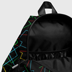Детский рюкзак BACKGROUND NEON, цвет: 3D-принт — фото 2