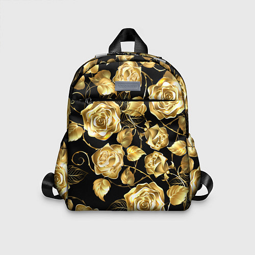 Детский рюкзак Golden Roses / 3D-принт – фото 1