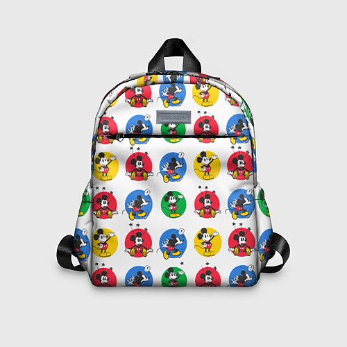 Детский рюкзак Эмоции Микки Мауса / 3D-принт – фото 1