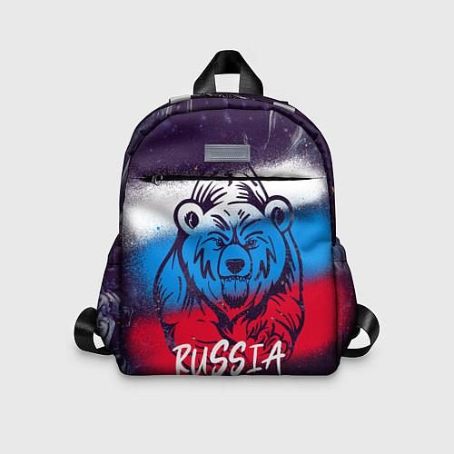 Детский рюкзак Russia Bear / 3D-принт – фото 1